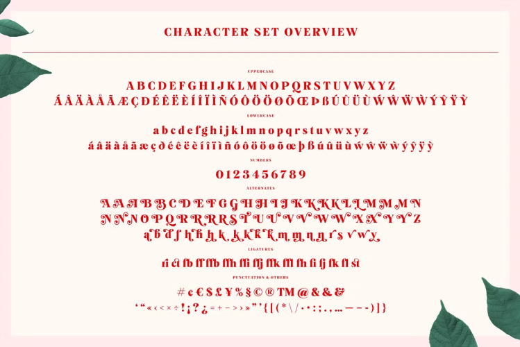 Mogan Font free download preview 7 – Serif Fonts font