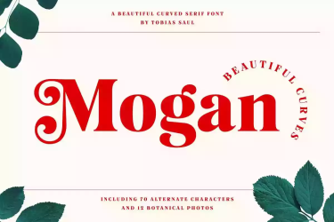 Mogan Font free download – Modern font preview