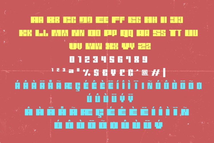 Monssla Display Font free download preview 5 – Display Fonts font