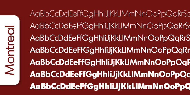 Montreal Serial Font Family free download preview 2 – Sans Serif Fonts font