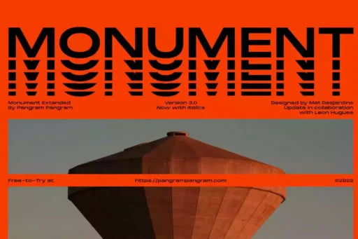 Monument Extended Font free download – Sans Serif Fonts font preview image for Windows and Mac
