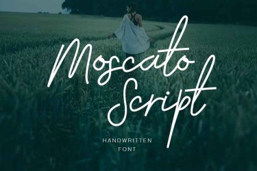 Moscato Script Font free download – Script And Handwritten font preview