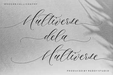 Multiverse – Luxurious Script Font free download – Script And Handwritten preview