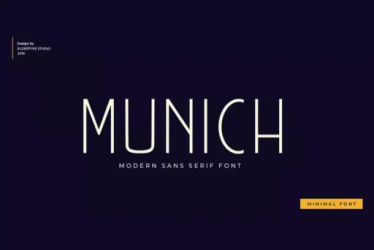 Munich Sans Font free download – Sans Serif Fonts font preview