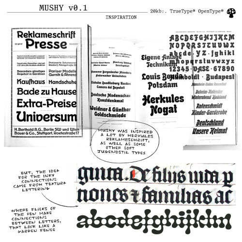 Mushy Font Family free download preview 7 – Display Fonts font