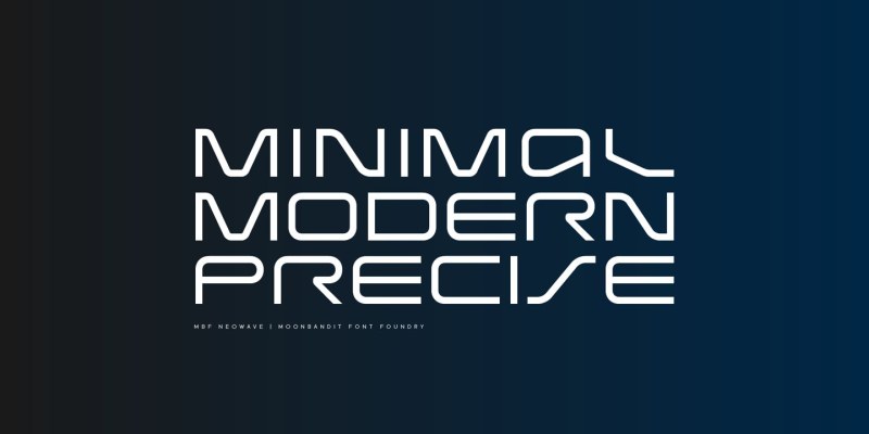 Neo Wave Font free download preview 3 – Display Fonts font