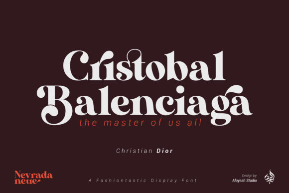 Nevrada Neue Font free download preview 5 – Display Fonts font