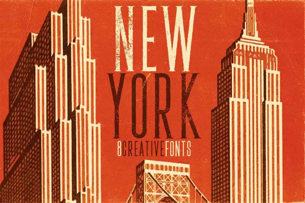 New York Font free download – Serif Fonts font preview image for Windows and Mac