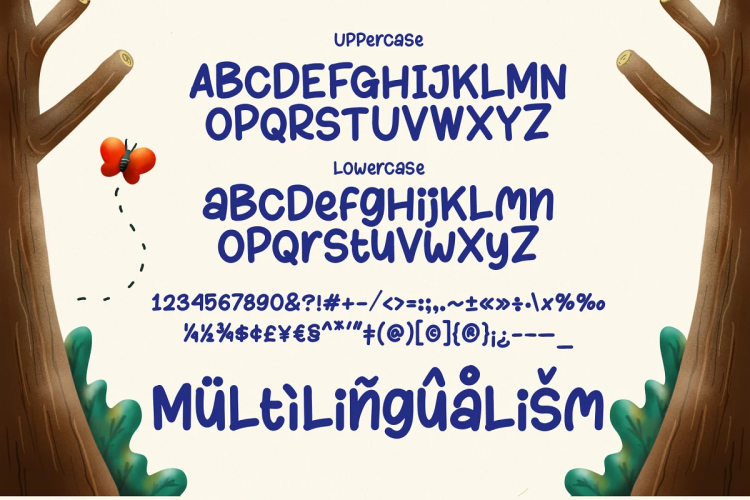 Nila & Bila Font free download preview 9 – Typeface font