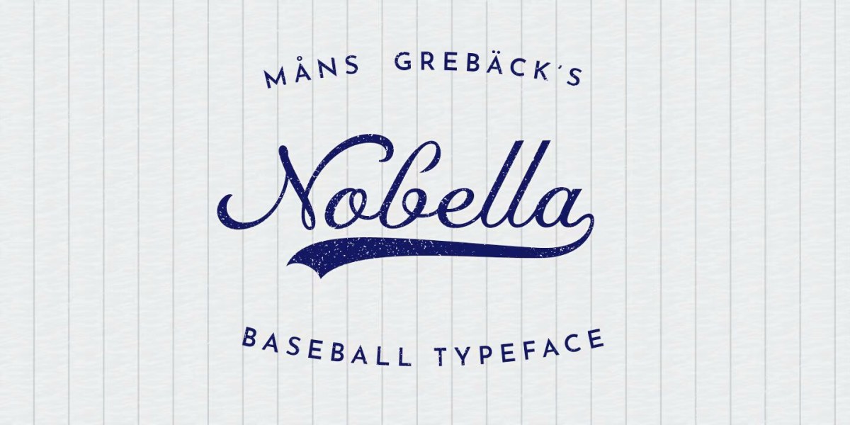 Nobella Font free download – Typeface font preview image for Windows and Mac