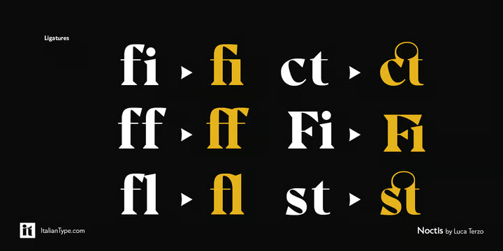 Noctis Font Family free download preview 5 – Font Family font