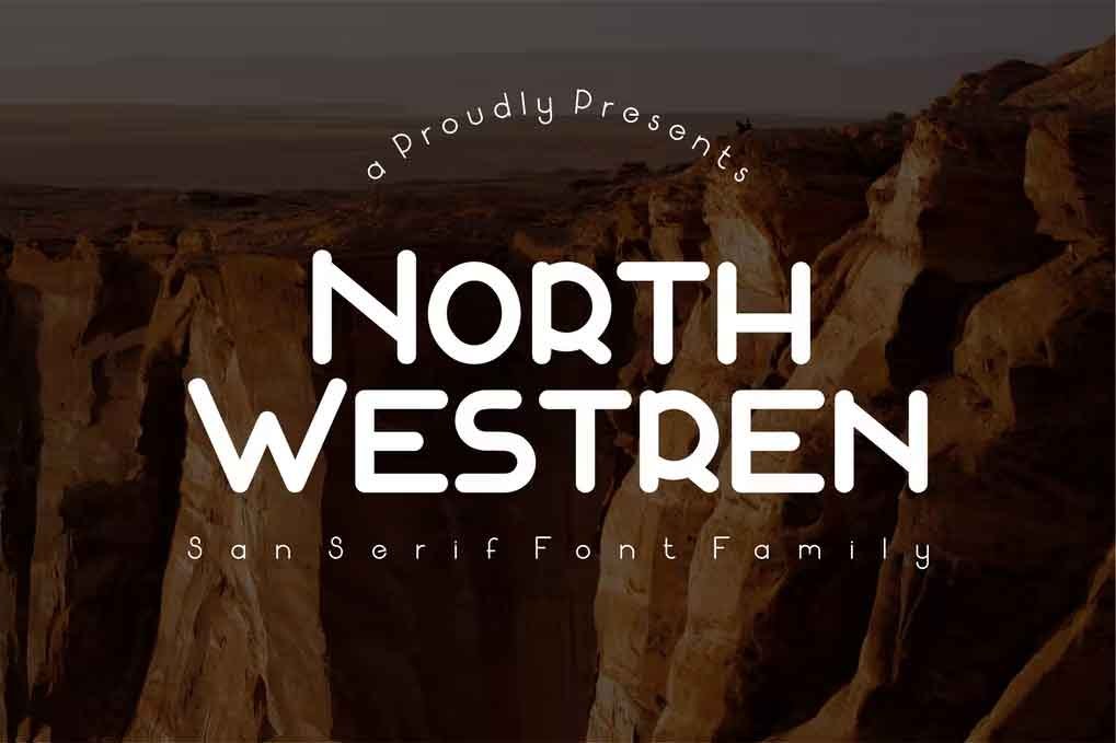 North Westren Font free download – Sans Serif Fonts font preview image for Windows and Mac