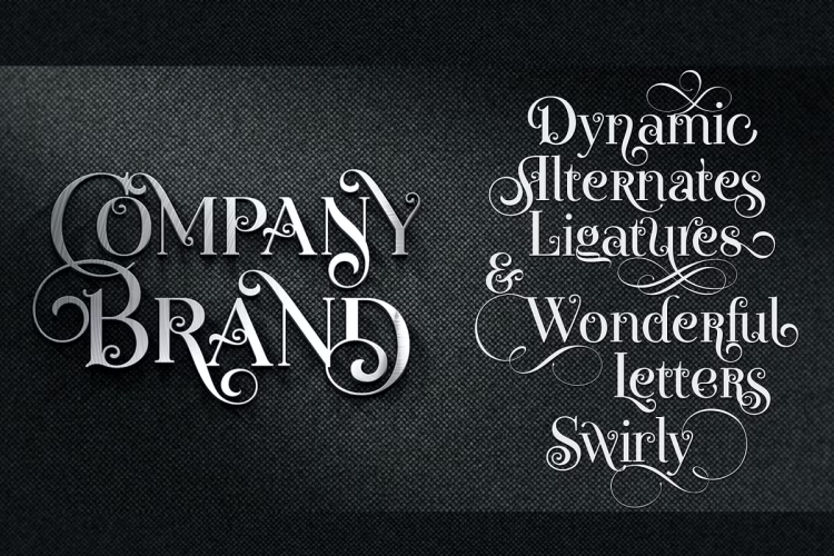 Novelia Pro Font free download preview 4 – Decorative Fonts font