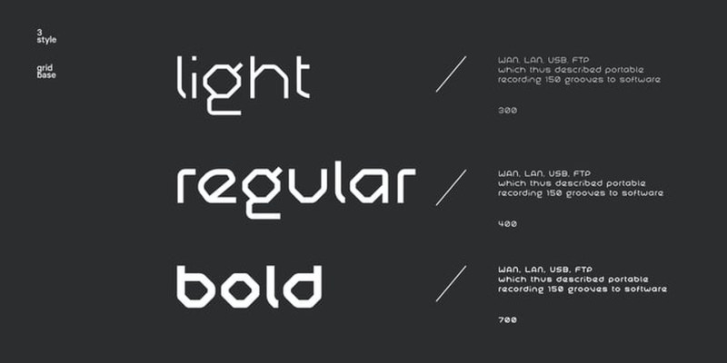 Ogfro Font Family free download preview 4 – Sans Serif Fonts font