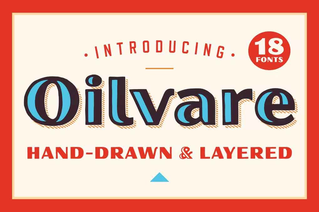 Oilvare Font Family free download – Serif Fonts font preview image for Windows and Mac