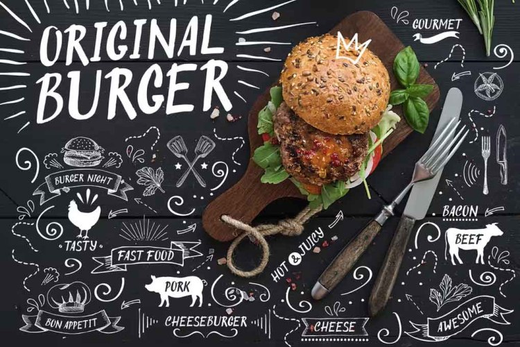 Original Burger Font free download preview 4 – Script And Handwritten font