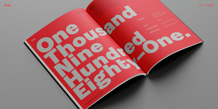 Pais Font Family free download preview 8 – Sans Serif Fonts font