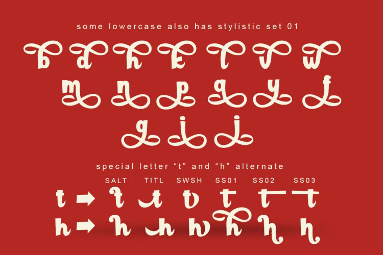 Paladise Font free download preview 2 – Script And Handwritten font