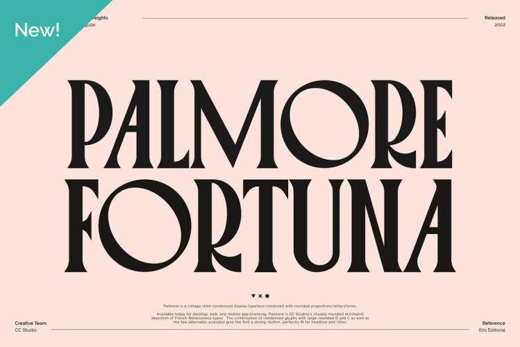 Palmore Font free download preview 1 – Display Fonts font