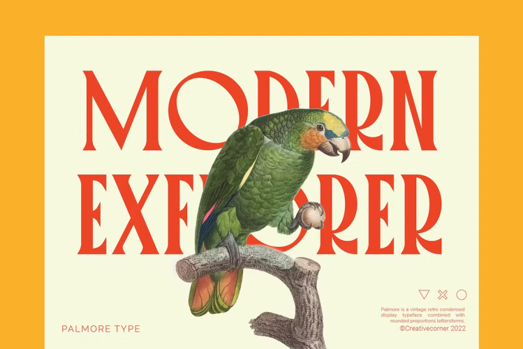 Palmore Font free download preview 4 – Display Fonts font