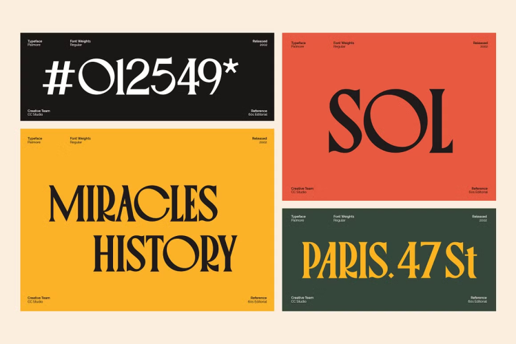 Palmore Font free download preview 8 – Display Fonts font