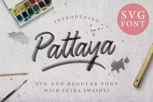 Pattaya Font free download preview 8 – Script And Handwritten font