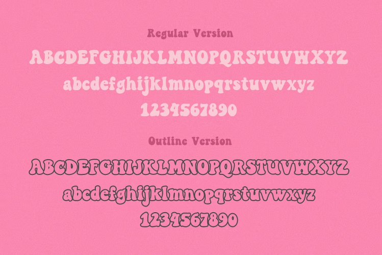 Peace & Love Font free download preview 5 – Display Fonts font