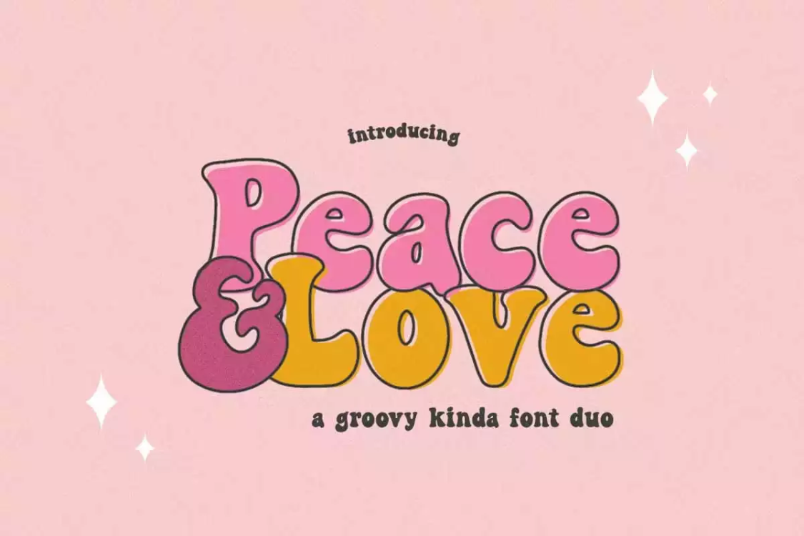 Peace & Love Font free download – Display Fonts font preview image for Windows and Mac