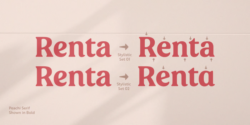 Peachi Font free download preview 1 – Serif Fonts font