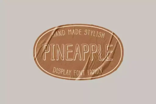 Pineapple Font free download preview 5 – Script And Handwritten font