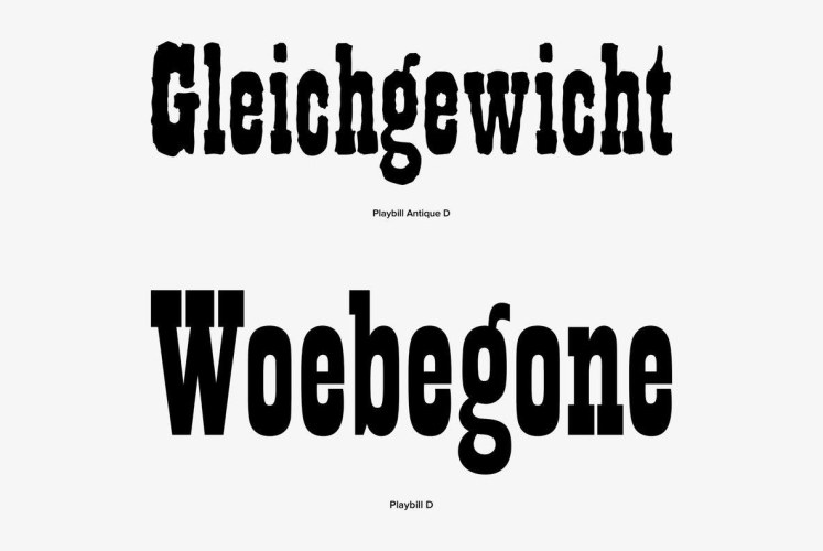 Playbill Font free download preview 2 – Slab Serif Fonts font