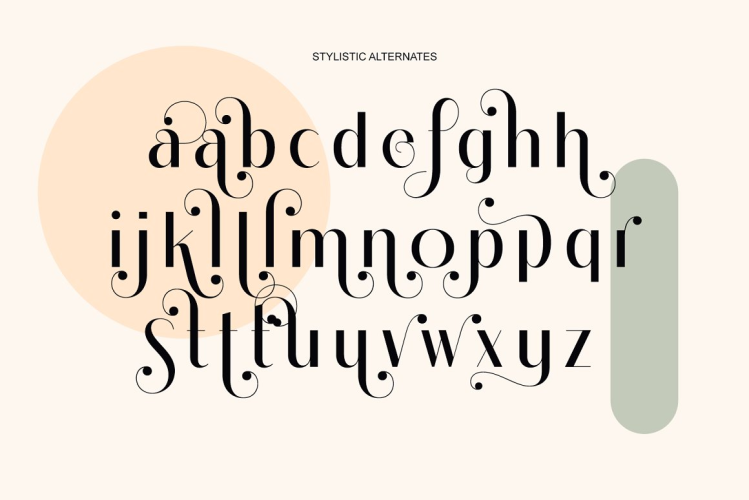 Poria – Modern Display Font free download preview 5 – Display Fonts font