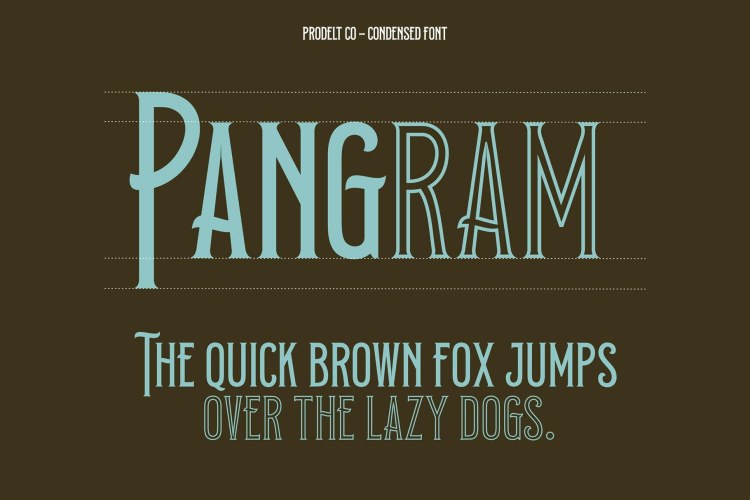 Prodelt Co Font Family free download preview 4 – Font Family font