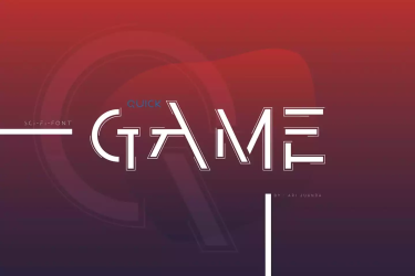 Quick Game Font free download – Download font preview