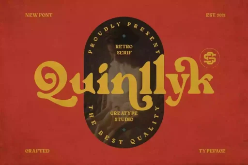 Quinlliyk Font free download preview 6 – Serif Fonts font