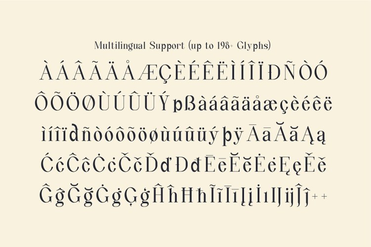 Quinty a Luxury Serif Font Family free download preview 7 – Serif Fonts font