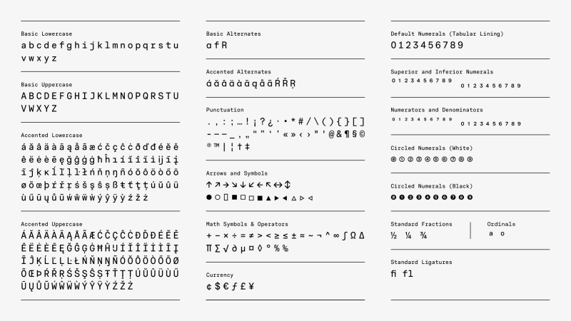 RM Mono Font Family free download preview 2 – Sans Serif Fonts font