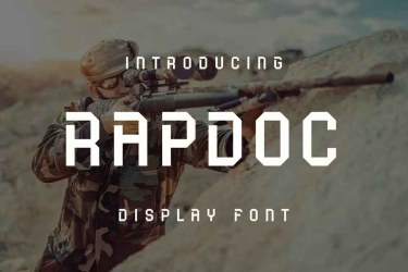 Rapdoc Font free download – Professional font preview