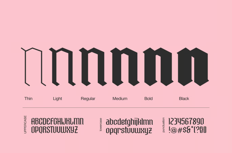 Raven Hell Font free download preview 5 – Display Fonts font