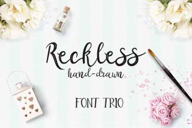 Reckless Font Trio free download – Script font preview