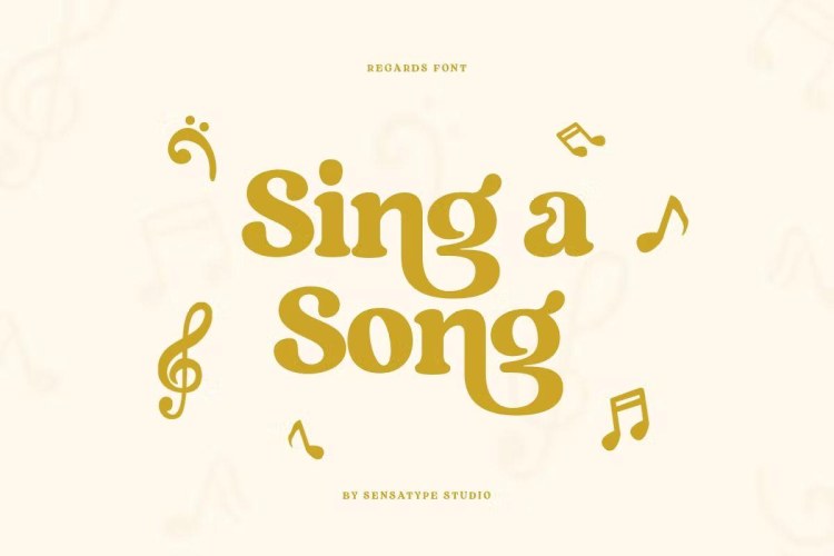 Regards Font free download preview 3 – Serif Fonts font