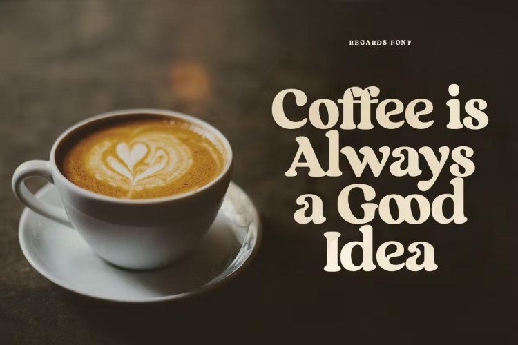 Regards Font free download preview 7 – Serif Fonts font