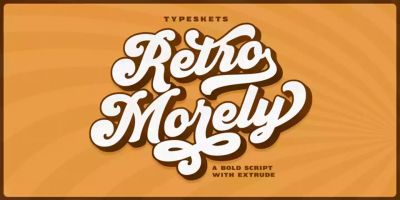 Retro Morely Font Family free download – Script font preview