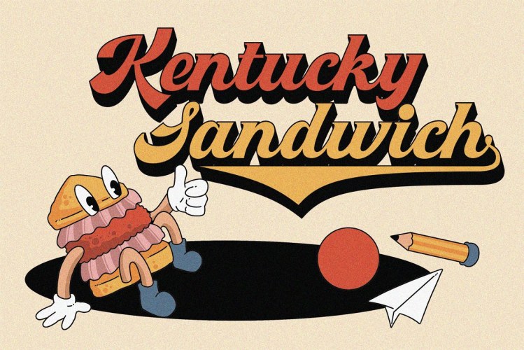 Retro Sanderia – Groovy Font free download preview 6 – Script And Handwritten font