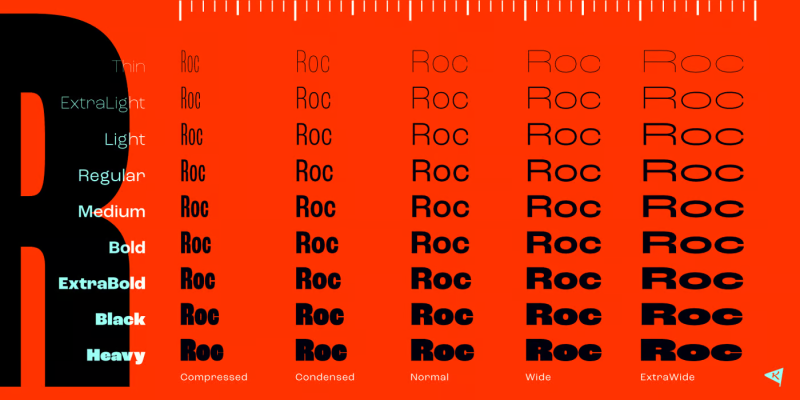 Roc Grotesk Font free download preview 2 – Sans Serif Fonts font