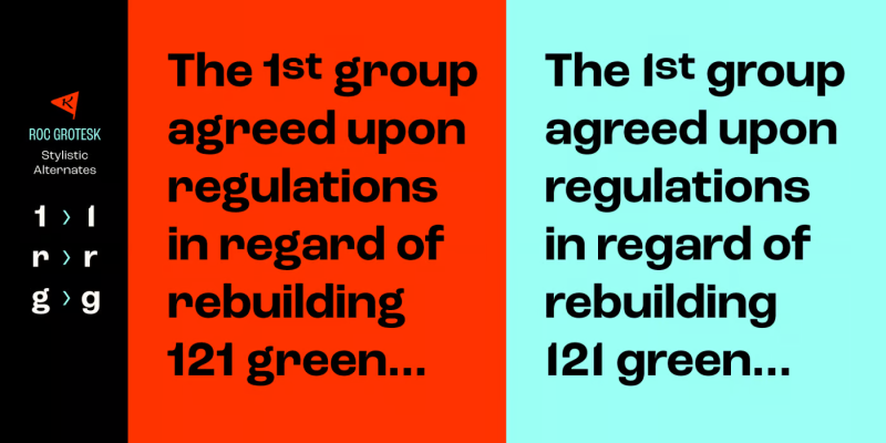 Roc Grotesk Font free download preview 3 – Sans Serif Fonts font