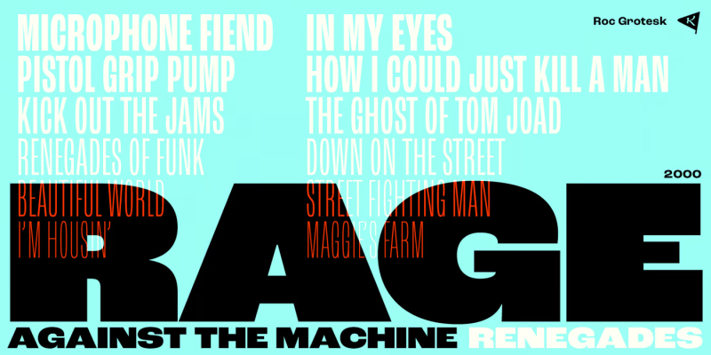 Roc Grotesk Font free download preview 4 – Sans Serif Fonts font