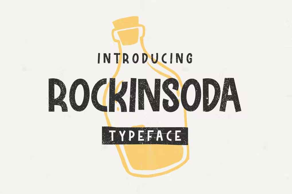 Rockinsoda Font free download – Sans Serif Fonts font preview image for Windows and Mac
