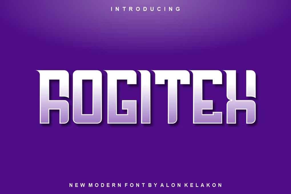 Rogitex Font free download – Sans Serif Fonts font preview image for Windows and Mac
