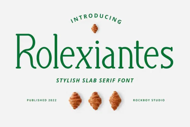 Rolexiantes Font free download preview 4 – Serif Fonts font